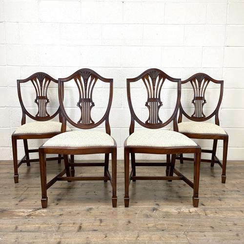 Set of Four 20th Century Mahogany Dining Chairs (1 of 10)