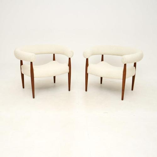Pair of Vintage Danish Ring Chairs by Nanna Ditzel for Kolds Savvaerk (1 of 7)
