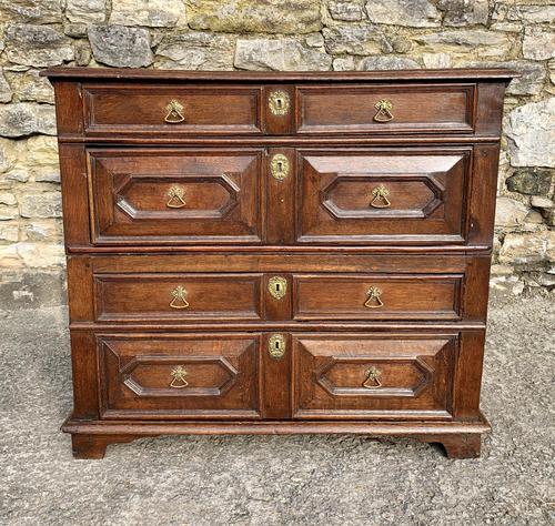 17th Century Oak Two Part Chest of Drawers (1 of 20)