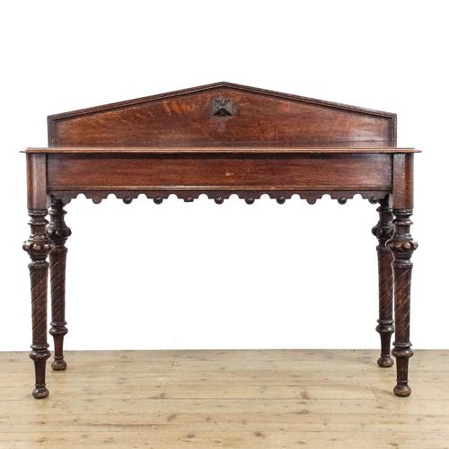 Antique Oak Gothic Style Hall Table (1 of 11) Antique Oak Gothic Style Hall Table (1 of 11)