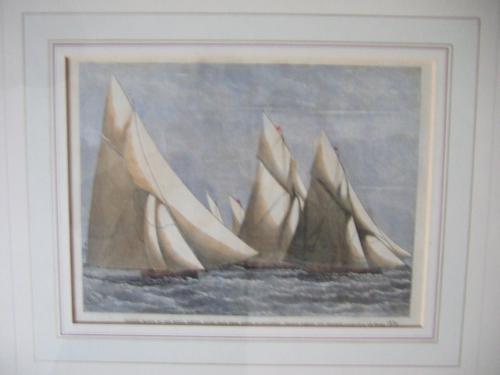 Item Title 19th century engraving entitled "Channel Match of The Royal Thames Yacht Club Dover to Southend" 1874 (1 of 4) Item Title 19th century engraving entitled "Channel Match of The Royal Thames Yacht Club Dover to Southend" 1874 (1 of 4)