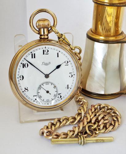 1920s Limit Pocket Watch & Chain (1 of 5)