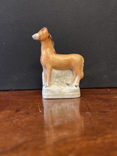 19th Century Staffordshire Miniature Horse (1 of 4) 19th Century Staffordshire Miniature Horse (1 of 4)