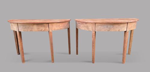 Pair of Late Georgian Bleached Console Tables (1 of 4) Pair of Late Georgian Bleached Console Tables (1 of 4)