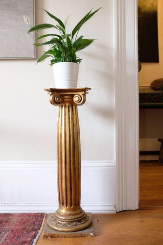 Italian Florentine Giltwood Pedestal Stand (1 of 8) Italian Florentine Giltwood Pedestal Stand (1 of 8)