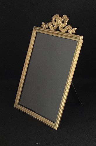 Late Victorian Gilt Brass Easel Photo Frame (1 of 5)