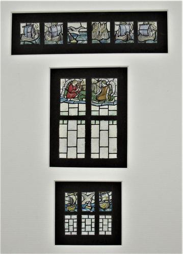 Florence Camm, Watercolour Stained Glass Window Design, Story of Undine c.1930 (1 of 5) Florence Camm, Watercolour Stained Glass Window Design, Story of Undine c.1930 (1 of 5)