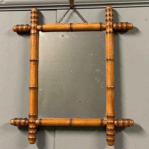 Small French faux bamboo mirror (1 of 6) Small French faux bamboo mirror (1 of 6)