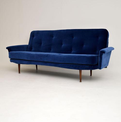 1950’s Vintage Velvet Sofa Bed (1 of 12)