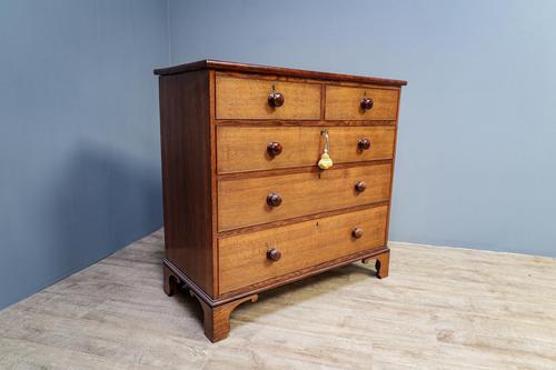 Georgian Oak Chest of Drawers (1 of 9)