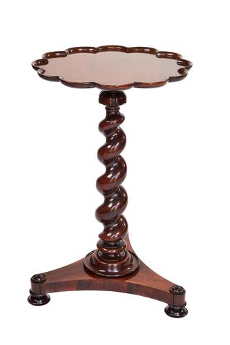 Fine Rosewood Barley Twist Lamp Table c.1830 (1 of 5)