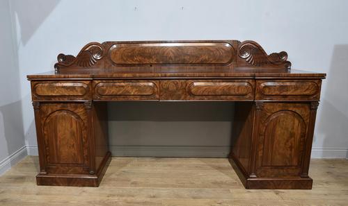 Large late Regency mahogany pedestal sideboard (1 of 4) Large late Regency mahogany pedestal sideboard (1 of 4)