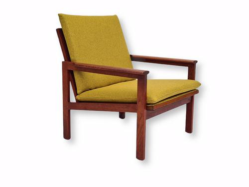 Danish Design by Illum Wikkelsø Armchair "Capella" Series, 70s, Teak, Renovated-reupholstered (1 of 13)