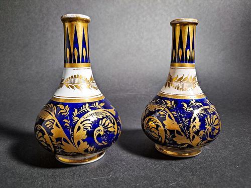 Pair of Derby Spill Vases (1 of 5) Pair of Derby Spill Vases (1 of 5)