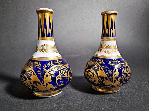 Pair of Derby Spill Vases (1 of 5)