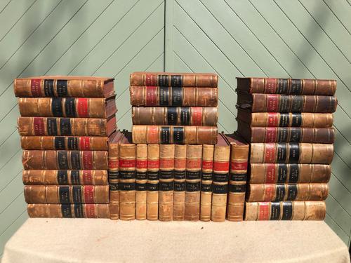 30 Antique Leather Bound Law Books 1919-1947 (1 of 6)