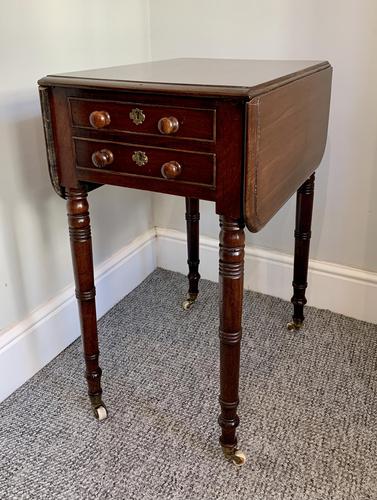 Victorian Mahogany Drop Flap Work Table (1 of 18) Victorian Mahogany Drop Flap Work Table (1 of 18)