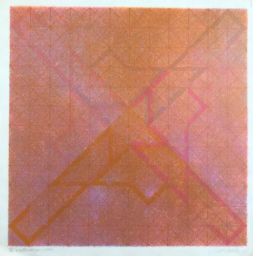Original screen print 'Le Quattro stagioni l'estate' by David ??? Signed and numbered 57/75 (1 of 3) Original screen print 'Le Quattro stagioni l'estate' by David ??? Signed and numbered 57/75 (1 of 3)