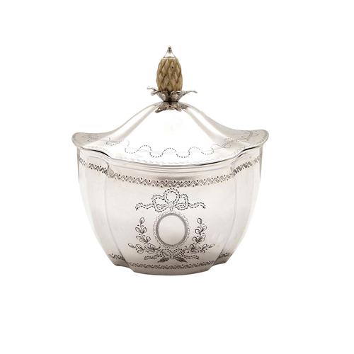 Antique Edwardian Sterling Silver Caddy 1901 (1 of 10) Antique Edwardian Sterling Silver Caddy 1901 (1 of 10)