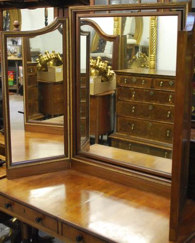 Large French triptych dressing table mirror (1 of 7) Large French triptych dressing table mirror (1 of 7)