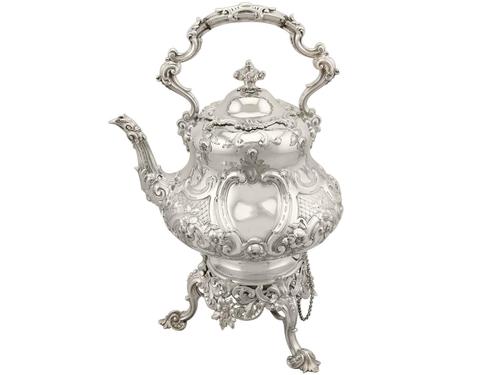 Sterling Silver Louis Spirit Kettle - Antique Victorian 1855 (1 of 18) Sterling Silver Louis Spirit Kettle - Antique Victorian 1855 (1 of 18)