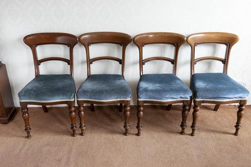 Set of Four Mid Victorian, Bar Back Dining Chairs (1 of 4)