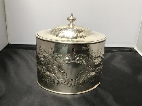 George III Silver Tea Caddy (1 of 5)