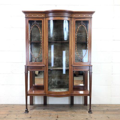 Antique Glazed Display Cabinet (1 of 14) Antique Glazed Display Cabinet (1 of 14)