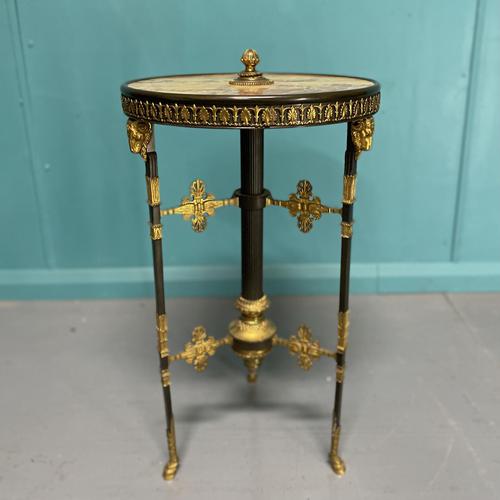 French Round Marble Top Table (1 of 6) French Round Marble Top Table (1 of 6)