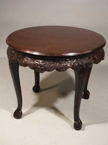 Well Carved Late 19th Century Oriental Centre Table (1 of 6) Well Carved Late 19th Century Oriental Centre Table (1 of 6)