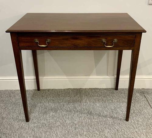 Antique Mahogany Side Table with Drawer (1 of 9)