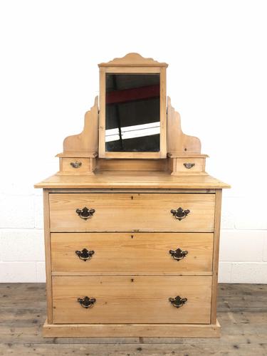 Antique Pine Dressing Table Chest with Drawers (1 of 10) Antique Pine Dressing Table Chest with Drawers (1 of 10)