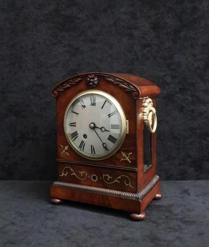 English Late Regency Mahogany Timepiece Mantel Clock (1 of 9) English Late Regency Mahogany Timepiece Mantel Clock (1 of 9)