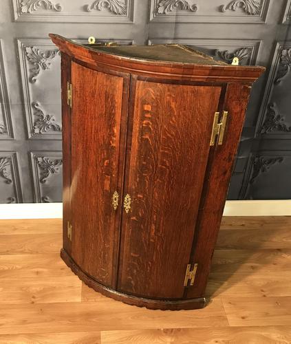 Good Georgian Oak Bow Front Corner Cupboard (1 of 8) Good Georgian Oak Bow Front Corner Cupboard (1 of 8)