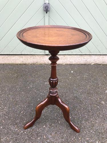 Antique Mahogany Tripod Wine Table (1 of 5)