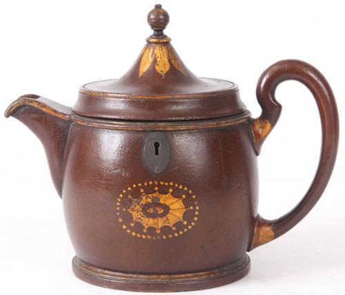 Very Rare Teapot Shaped Tea Caddy (1 of 5)