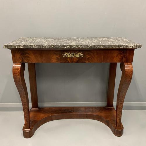 French Empire Marble Top Console Table (1 of 7) French Empire Marble Top Console Table (1 of 7)