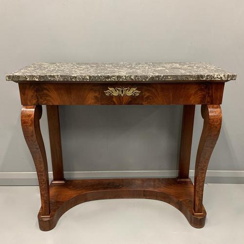 French Empire Marble Top Console Table (1 of 7)