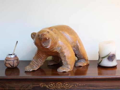 1950s Japanese Wooden Bear Sculpture (1 of 5) 1950s Japanese Wooden Bear Sculpture (1 of 5)
