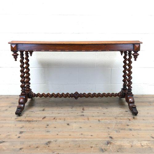 Antique Walnut Table with Barley Twist Legs (1 of 10) Antique Walnut Table with Barley Twist Legs (1 of 10)