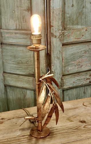French Art Deco Gold Palm Leaf Table Lamp (1 of 6) French Art Deco Gold Palm Leaf Table Lamp (1 of 6)