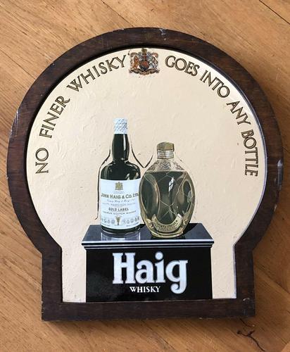 Original Haig Whisky Advertising Pub Mirror (1 of 8) Original Haig Whisky Advertising Pub Mirror (1 of 8)