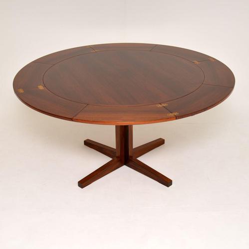 1960’s Danish Rosewood Flip Flap Lotus Dining Table by Dyrlund (1 of 11)