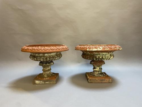 Pair of Terracotta Campana Garden Urns (1 of 13) Pair of Terracotta Campana Garden Urns (1 of 13)