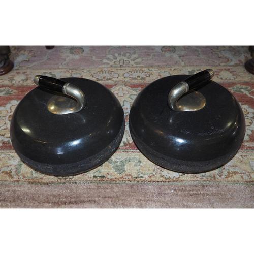 Superb Pair of Scottish Granite Curling Stones (1 of 5) Superb Pair of Scottish Granite Curling Stones (1 of 5)