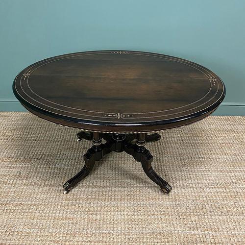 Stunning Victorian Oval Antique Dining Table (1 of 9)