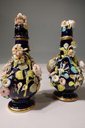 Most Attractive Pair of Late 19th Century Coalbrookdale Perfume Bottles (1 of 6) Most Attractive Pair of Late 19th Century Coalbrookdale Perfume Bottles (1 of 6)