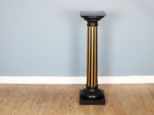 20th Century Ebonised & Gilt Pedestal (1 of 5) 20th Century Ebonised & Gilt Pedestal (1 of 5)