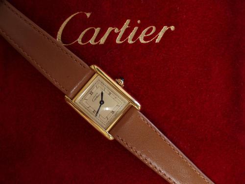 Cartier Ladies Tank Wristwatch (1 of 3)