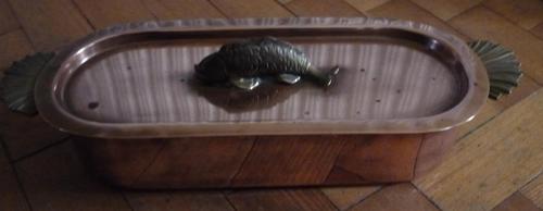 Small Fine Quality Copper Fish Kettle c.1925 (1 of 2) Small Fine Quality Copper Fish Kettle c.1925 (1 of 2)